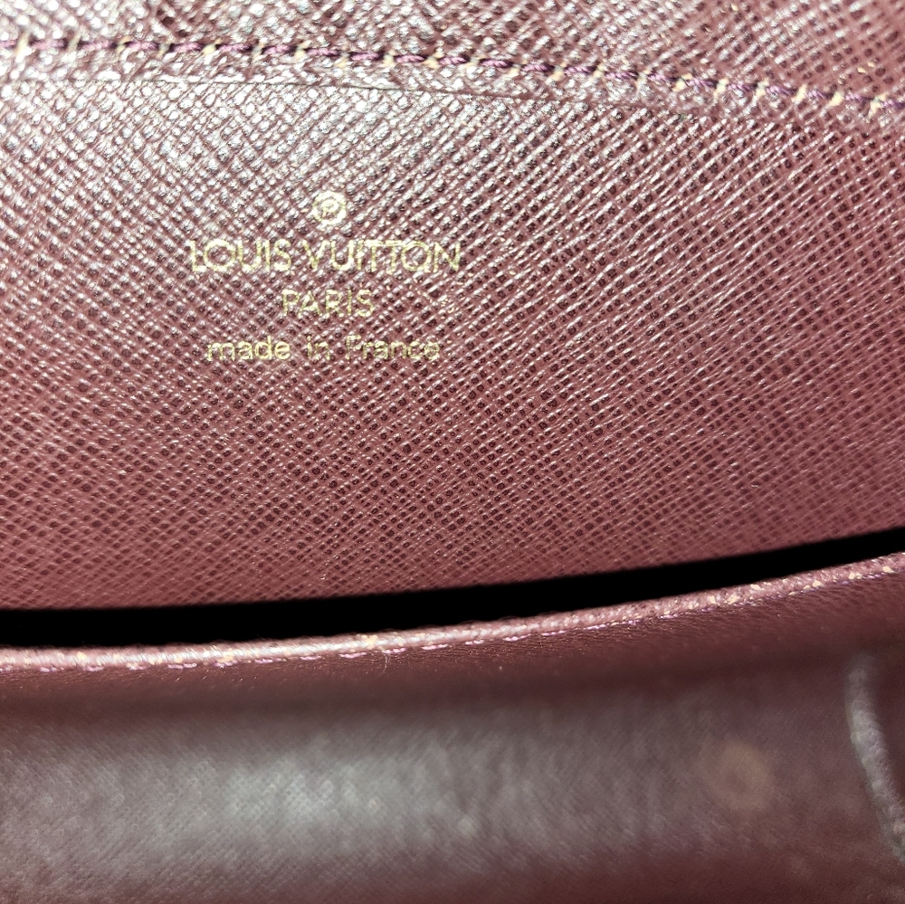 (Sold)RareAuthentic Vintage Louis Vuitton taiga leather Baikal Clutch bag - Picture 8 of 9